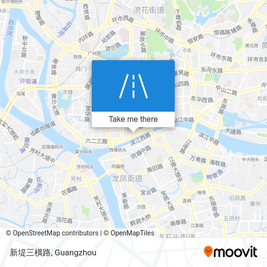 新堤三橫路 map