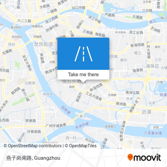 燕子岗南路 map