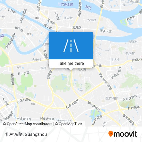 礼村东路 map