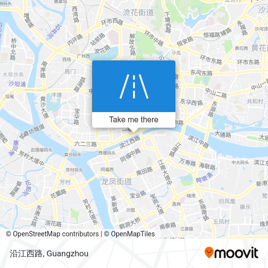 沿江西路 map