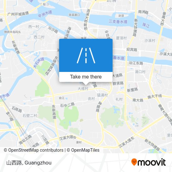 山西路 map