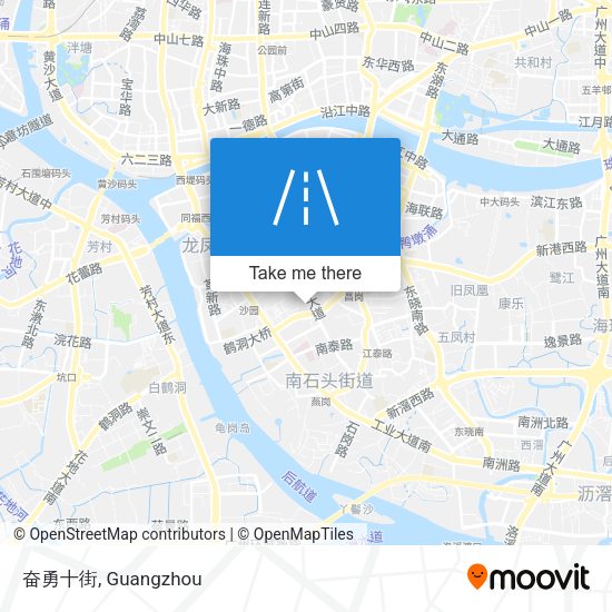 奋勇十街 map