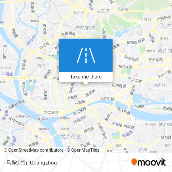 马鞍北街 map