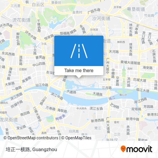 培正一横路 map