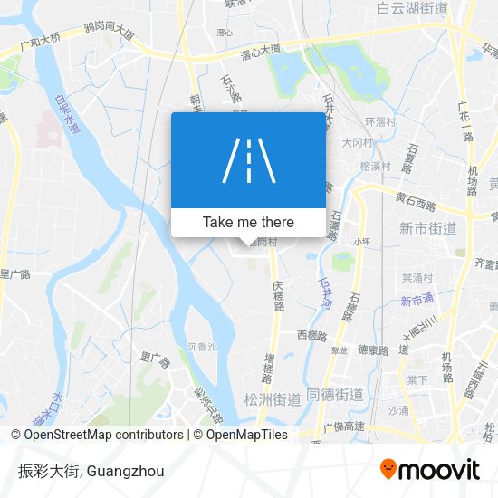 振彩大街 map