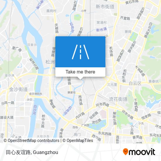 田心友谊路 map