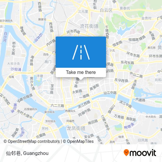 仙邻巷 map