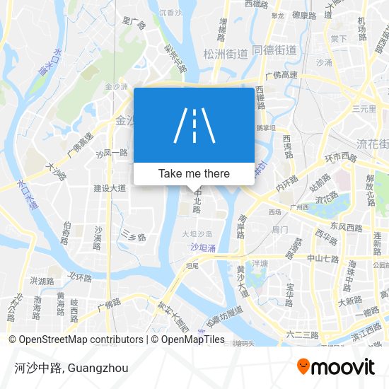 河沙中路 map