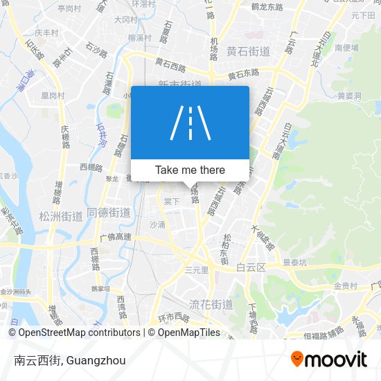 南云西街 map