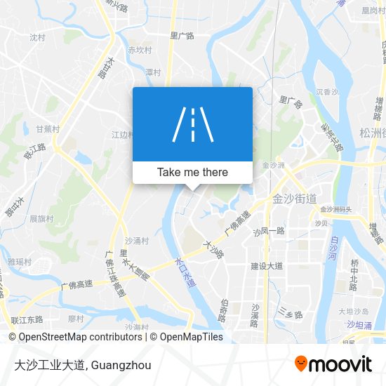 大沙工业大道 map