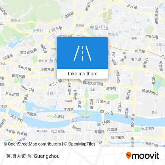 黄埔大道西 map