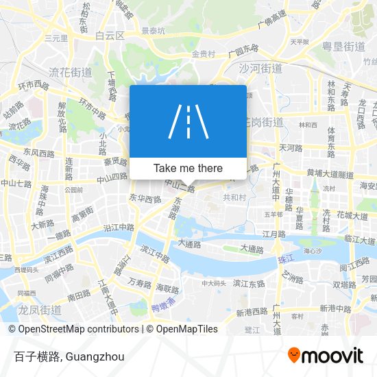 百子横路 map