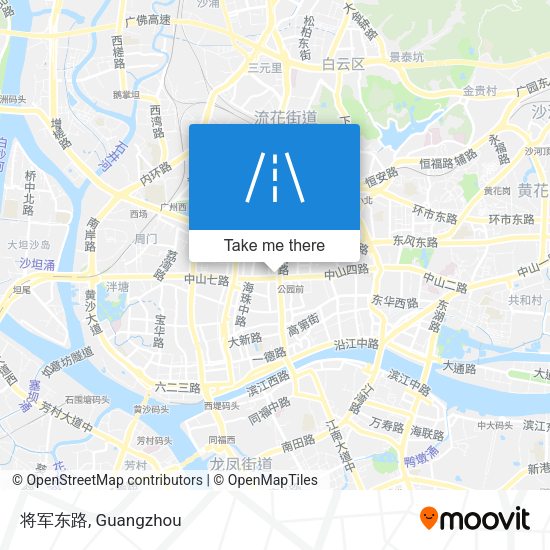将军东路 map