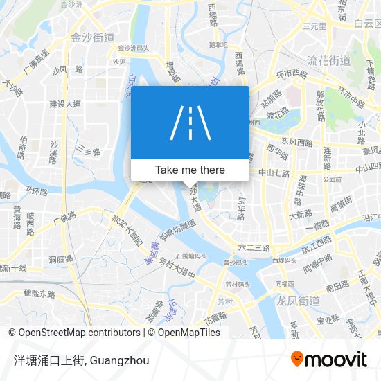 泮塘涌口上街 map