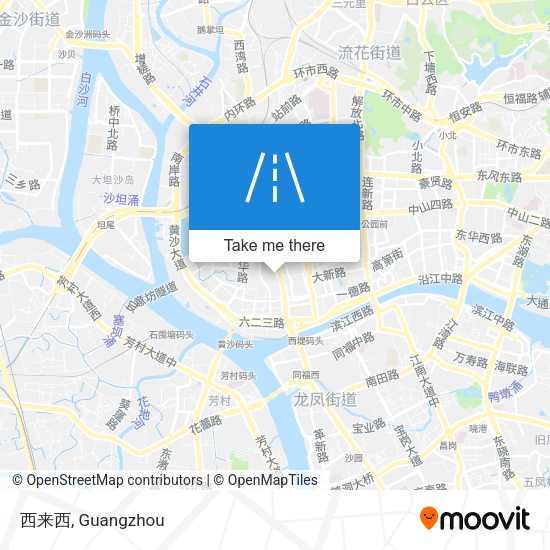 西来西 map