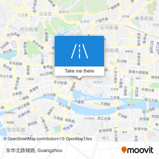 东华北路辅路 map