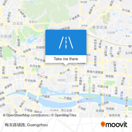 梅东路辅路 map