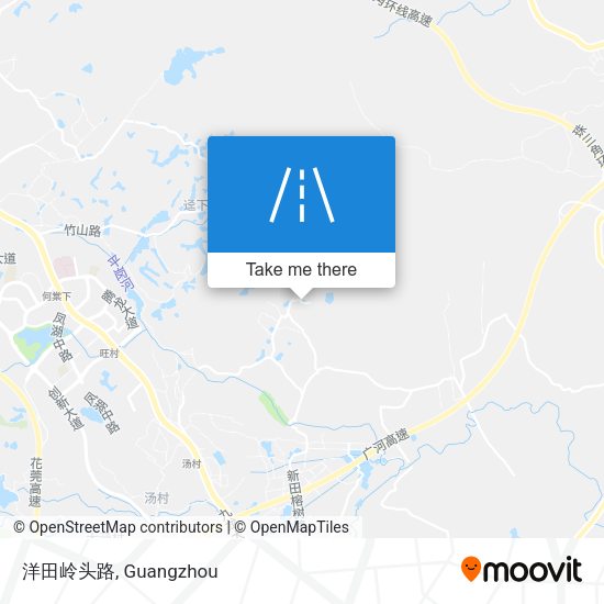 洋田岭头路 map