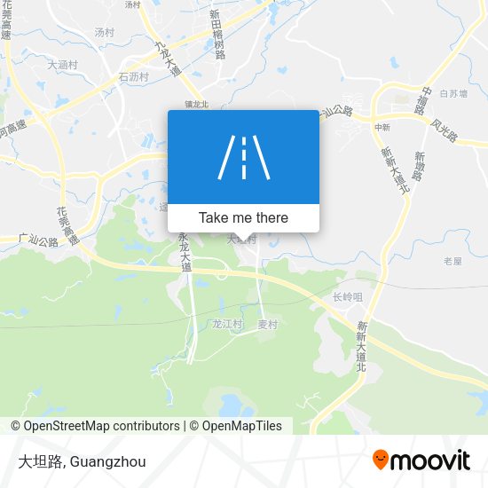大坦路 map