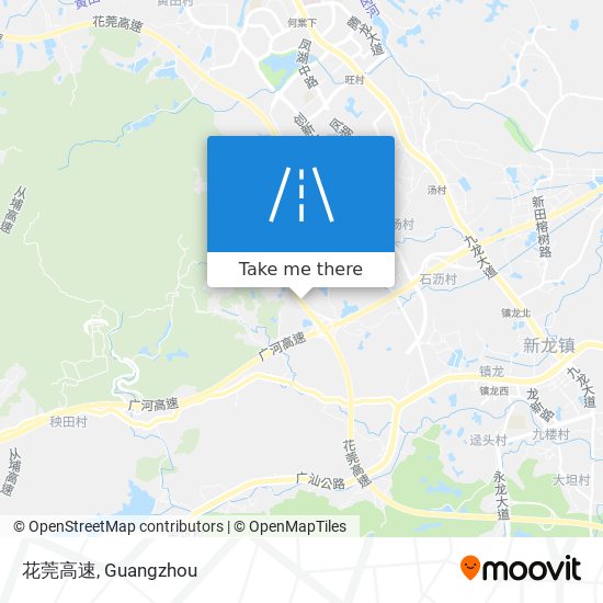 花莞高速 map