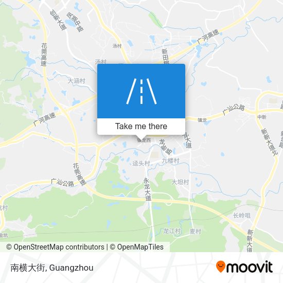 南横大街 map