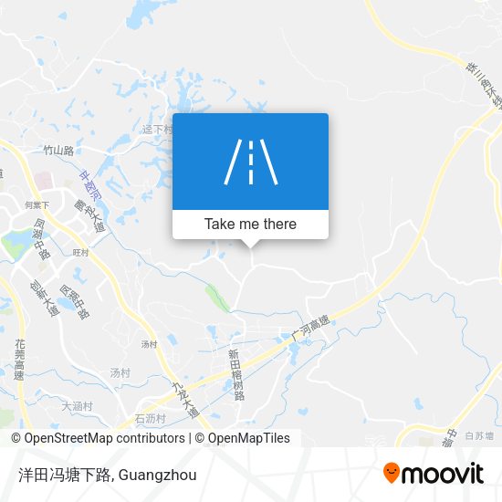洋田冯塘下路 map