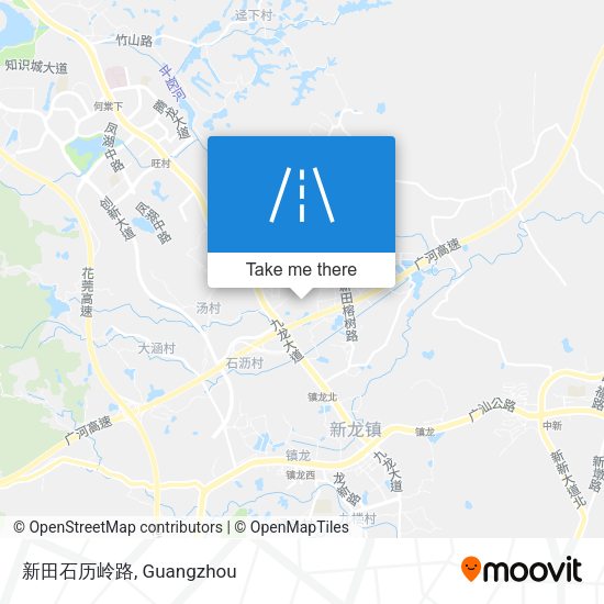 新田石历岭路 map