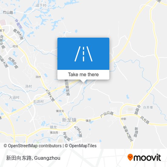 新田向东路 map