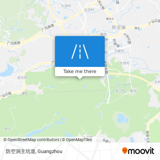 防空洞主坑道 map