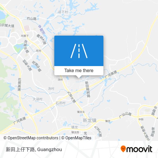 新田上仔下路 map