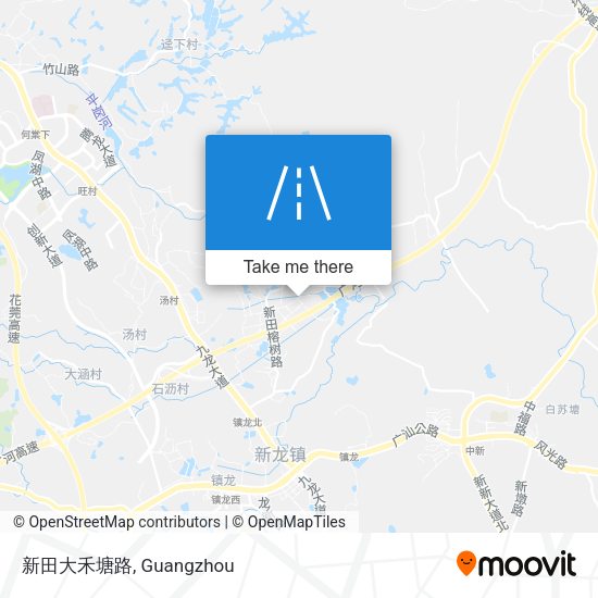新田大禾塘路 map