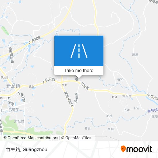 竹林路 map