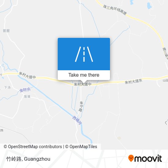竹岭路 map