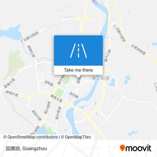 园圃路 map