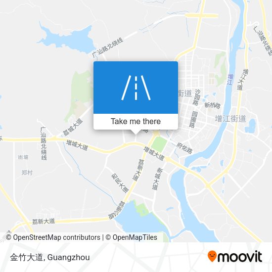 金竹大道 map