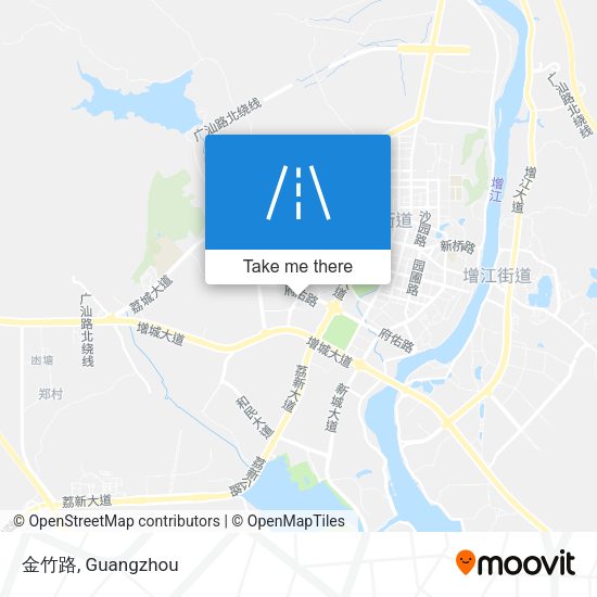 金竹路 map