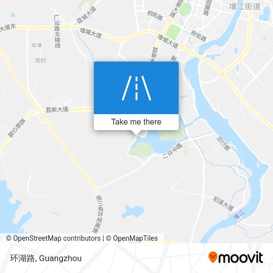 环湖路 map