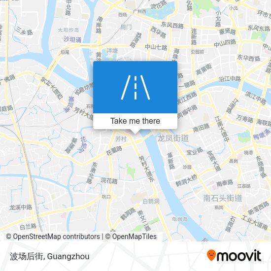 波场后街 map