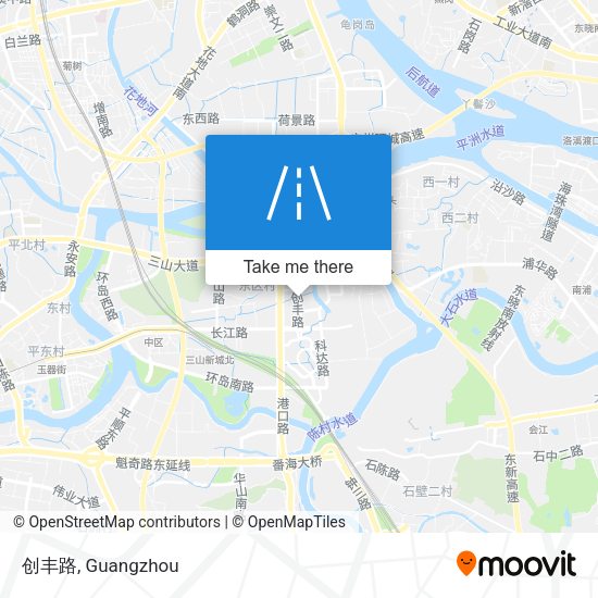 创丰路 map