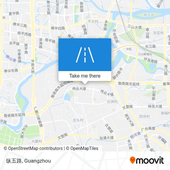 纵五路 map