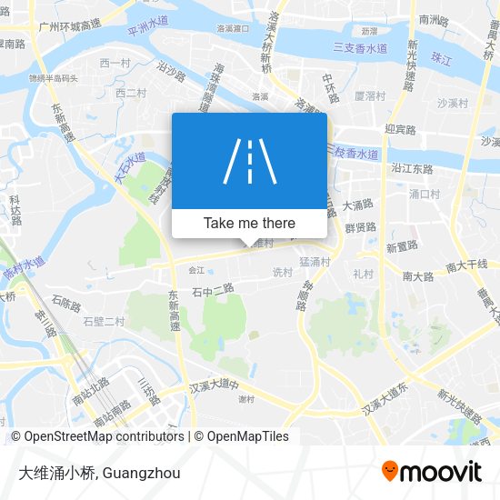 大维涌小桥 map