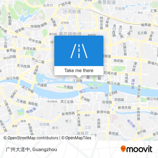 广州大道中 map