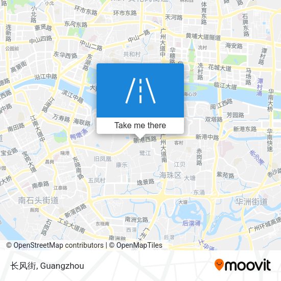 长风街 map