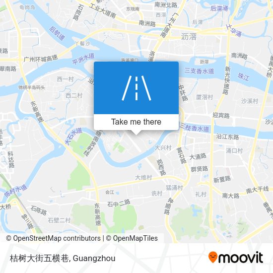 桔树大街五横巷 map