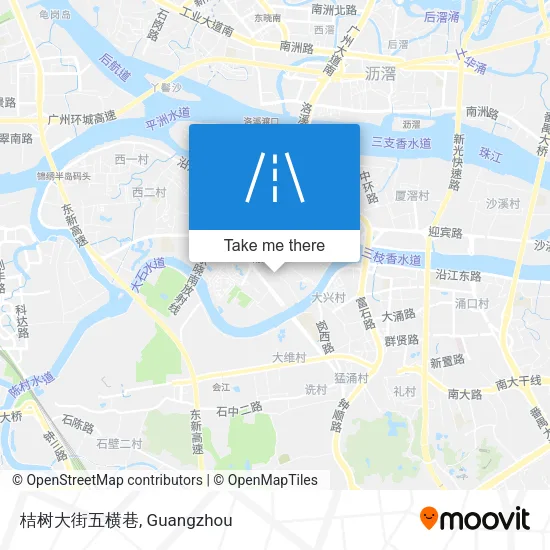 桔树大街五横巷 map