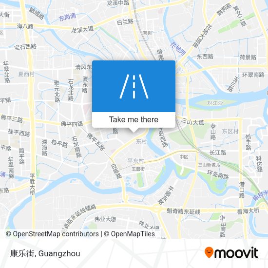 康乐街 map