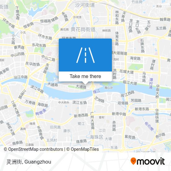 灵洲街 map