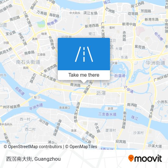 西滘南大街 map