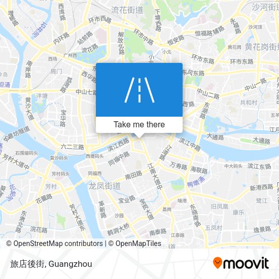旅店後街 map