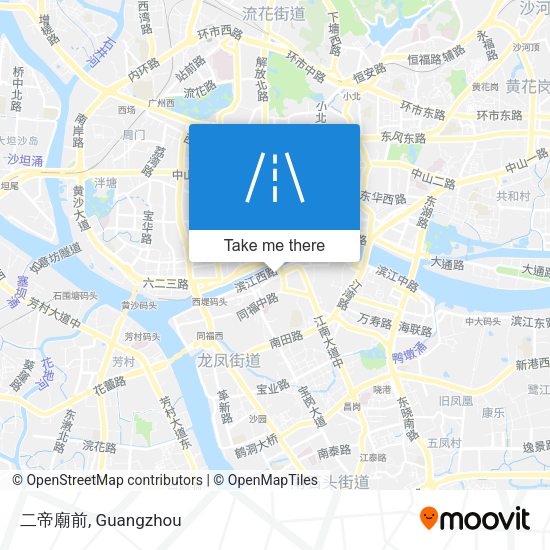 二帝廟前 map